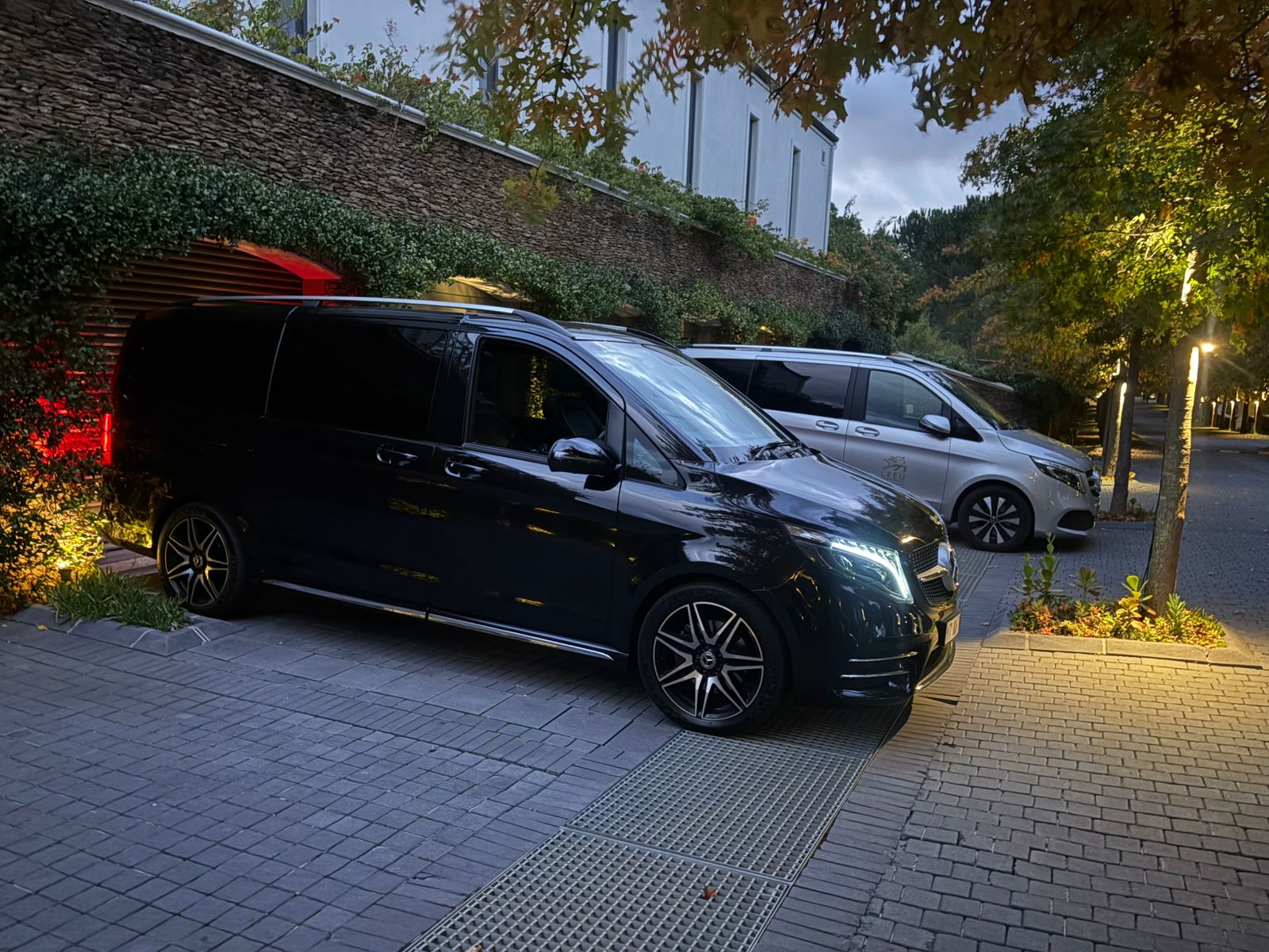 Mercedes V-Class premium detail - panoramic windows and privacy glass